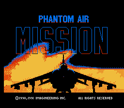 Phantom Air Mission Title Screen